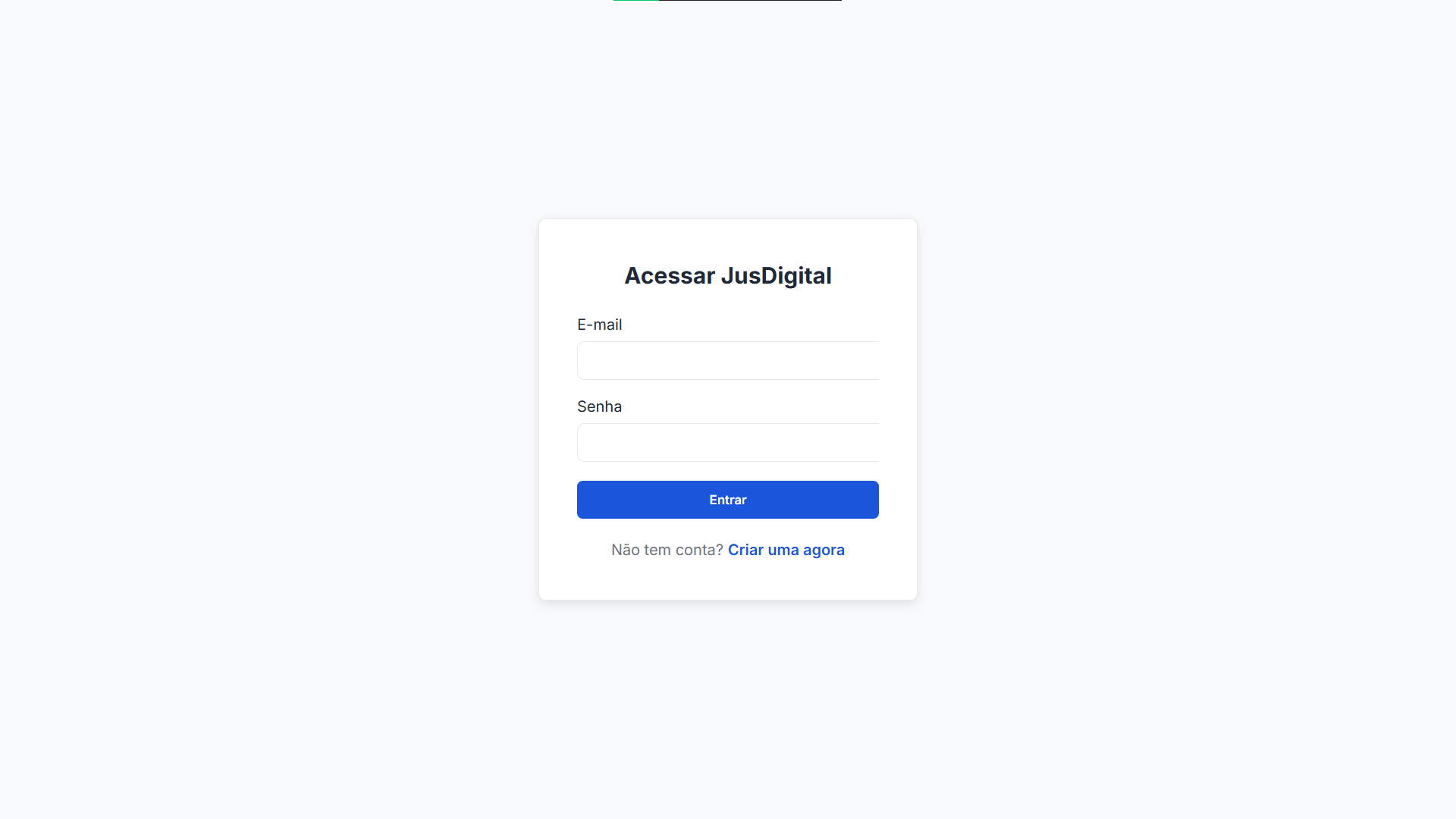 Página de login